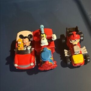 Disney Red Mickey and Friends Toy Vehicles